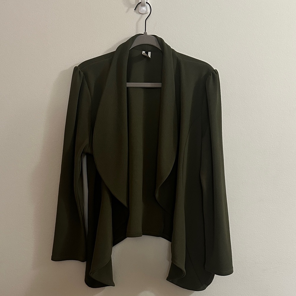 MOA USA Green Blazer Lightweight Jacket
